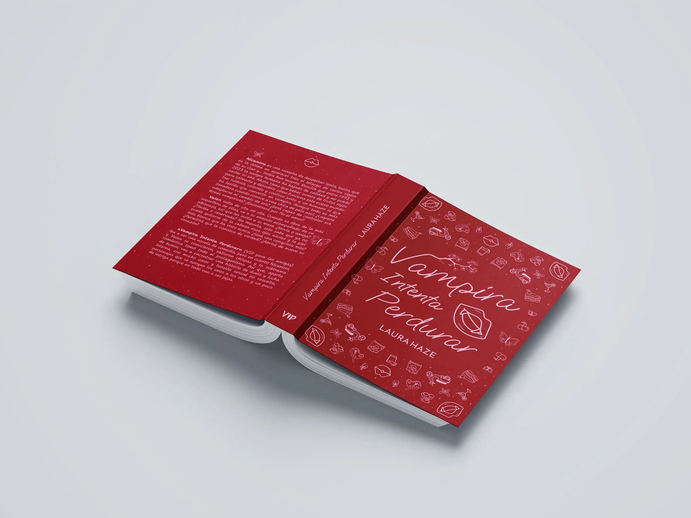 Cubierta abierta Vampira Intenta Perdurar